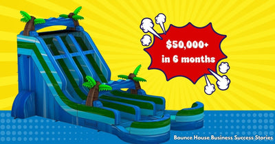 Bounce House Business Success Stories: How This Entrepreneur Made $50,000+ in 6 months with a Full Time Job - BounceWave Inflatable Sales