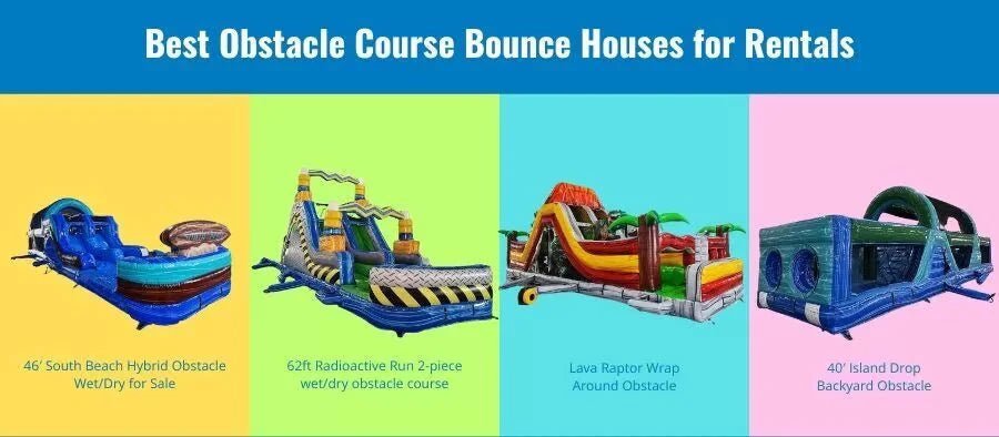 Choosing the Best Obstacle Course Bounce Houses for Your Rental Business - BounceWave Inflatable Sales