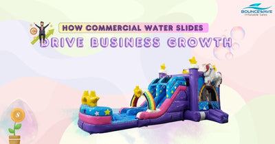 How Commercial Water Slides Drive Business Growth - BounceWave Inflatable Sales