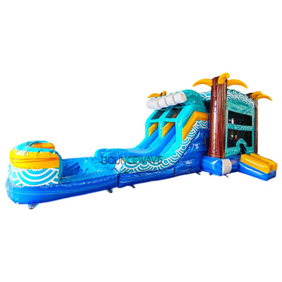 Dual Lane Wet-Dry Combos - BounceWave Inflatable Sales