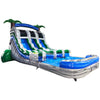 15ft Aloha Splash Dual Lane Center Climb Inflatable Water Slide - BounceWave Inflatable Sales