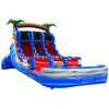 15ft Baja Splash Dual Lane Center Climb Inflatable Water Slide - BounceWave Inflatable Sales