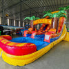 15ft Fiesta Fire Commercial Single Lane Inflatable Water Slide - BounceWave Inflatable Sales