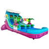 15ft Summer Luau Dual Lane Center Climb Inflatable Water Slide - BounceWave Inflatable Sales