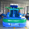 15ft Trop Wave Commercial Single Lane Inflatable Water Slide - BounceWave Inflatable Sales