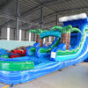 15ft Trop Wave Commercial Single Lane Inflatable Water Slide - BounceWave Inflatable Sales