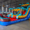 15ft Tropic Shock Commercial Single Lane Inflatable Water Slide - BounceWave Inflatable Sales