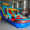 15ft Tropic Shock Commercial Single Lane Inflatable Water Slide - BounceWave Inflatable Sales