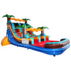 15ft Tropic Shock Dual Lane Center Climb Inflatable Water Slide - BounceWave Inflatable Sales