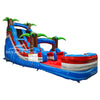 17ft Baja Splash Slim Single Lane Inflatable Water Slide - BounceWave Inflatable Sales