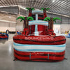 17ft Crimson Bay Slim Single Lane Inflatable Water Slide - BounceWave Inflatable Sales