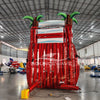 17ft Crimson Bay Slim Single Lane Inflatable Water Slide - BounceWave Inflatable Sales