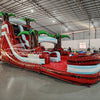 17ft Crimson Bay Slim Single Lane Inflatable Water Slide - BounceWave Inflatable Sales