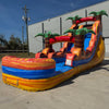 17ft Fiesta Fire Slim Single Lane Inflatable Water Slide - BounceWave Inflatable Sales