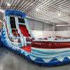 17ft Star Spangled Splash Slim Single Lane Inflatable Water Slide - BounceWave Inflatable Sales