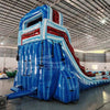 17ft Star Spangled Splash Slim Single Lane Inflatable Water Slide - BounceWave Inflatable Sales