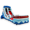 17ft Star Spangled Splash Slim Single Lane Inflatable Water Slide - BounceWave Inflatable Sales