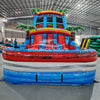 18ft Baja Splash Dual Lane Center Climb Inflatable Water Slide