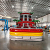 18ft Fire Island Dual Lane Center Climb Inflatable Water Slide