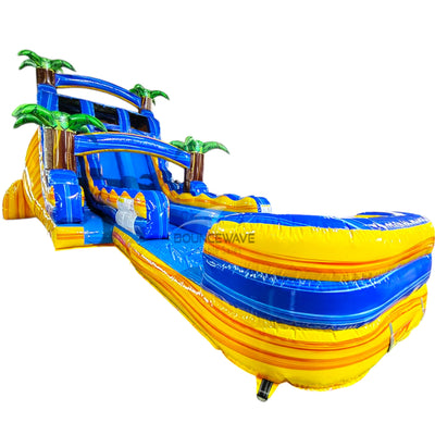 18ft Lava Falls Hybrid Dual Lane Inflatable Water Slide