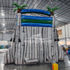 18ft Aloha Splash Dual Lane Center Climb Inflatable Water Slide - BounceWave Inflatable Sales