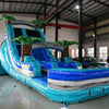 18ft Bahama Blast Commercial Single Lane Inflatable Water Slide - BounceWave Inflatable Sales