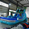 18ft Bahama Blast Commercial Single Lane Inflatable Water Slide - BounceWave Inflatable Sales