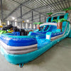 18ft Bahama Blast Hybrid Dual Lane Inflatable Water Slide - BounceWave Inflatable Sales