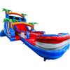 18ft Baja Splash Hybrid Dual Lane Inflatable Water Slide - BounceWave Inflatable Sales