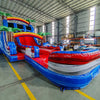 18ft Baja Splash Hybrid Dual Lane Inflatable Water Slide - BounceWave Inflatable Sales