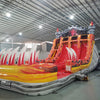 18ft Dragon Hybrid Triple Lane Inflatable Water Slide - BounceWave Inflatable Sales