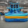 18ft Flashpoint Falls Dual Lane Center Climb Inflatable Water Slide - BounceWave Inflatable Sales