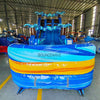 18ft Flashpoint Falls Hybrid Dual Lane Inflatable Water Slide - BounceWave Inflatable Sales