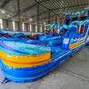 18ft Flashpoint Falls Hybrid Dual Lane Inflatable Water Slide - BounceWave Inflatable Sales