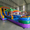 18ft Goombay Splash Hybrid Triple Lane Inflatable Water Slide - BounceWave Inflatable Sales