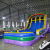 18ft Goombay Splash Hybrid Triple Lane Inflatable Water Slide - BounceWave Inflatable Sales