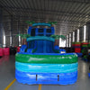 18ft Island Drop Hybrid Dual Lane Inflatable Water Slide - BounceWave Inflatable Sales