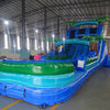 18ft Island Drop Hybrid Dual Lane Inflatable Water Slide - BounceWave Inflatable Sales