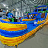 18ft Lava Falls Hybrid Dual Lane Inflatable Water Slide - BounceWave Inflatable Sales