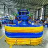 18ft Lava Falls Hybrid Dual Lane Inflatable Water Slide - BounceWave Inflatable Sales