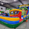 18ft Reggae Rush Hybrid Triple Lane Inflatable Water Slide - BounceWave Inflatable Sales