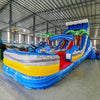 18ft Rip Curl Commercial Single Lane Inflatable Water Slide - BounceWave Inflatable Sales