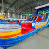 18ft Rip Curl Hybrid Dual Lane Inflatable Water Slide - BounceWave Inflatable Sales