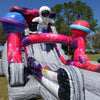 18ft Space Surfer Hybrid Dual Lane Inflatable Water Slide - BounceWave Inflatable Sales