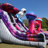 18ft Space Surfer Hybrid Dual Lane Inflatable Water Slide - BounceWave Inflatable Sales