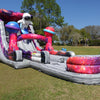 18ft Space Surfer Hybrid Dual Lane Inflatable Water Slide - BounceWave Inflatable Sales