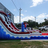 18ft Star Spangled Splash Hybrid Dual Lane Inflatable Water Slide - BounceWave Inflatable Sales