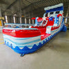 18ft Star Spangled Wave Hybrid Dual Lane Inflatable Water Slide - BounceWave Inflatable Sales