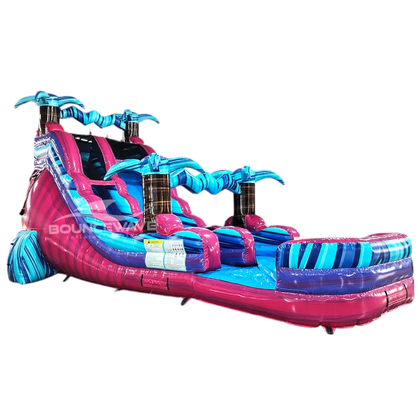 18ft Supernova Commercial Single Lane Inflatable Water Slide - BounceWave Inflatable Sales