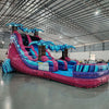 18ft Supernova Commercial Single Lane Inflatable Water Slide - BounceWave Inflatable Sales